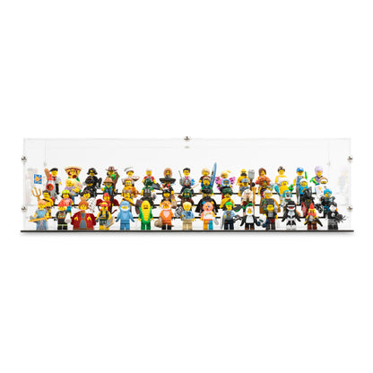 Front view of 60 LEGO Minifigures Display Case.