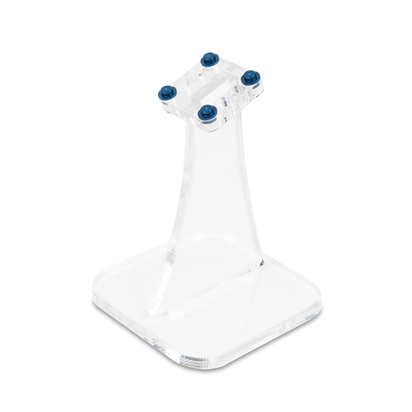 Angled 4 inch LEGO display stand with 4x4 top.