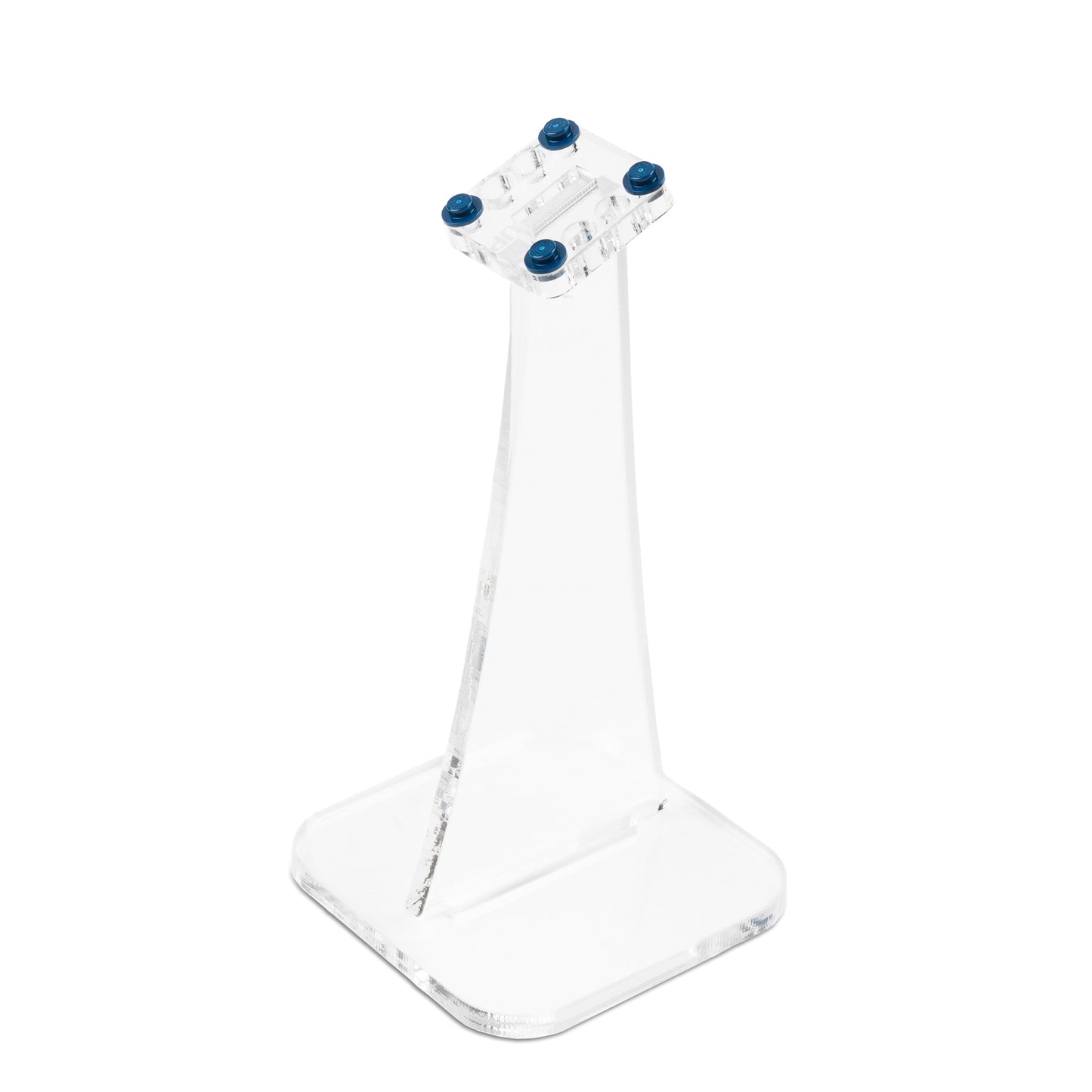 Angled 6 inch LEGO display stand with 4x4 top.