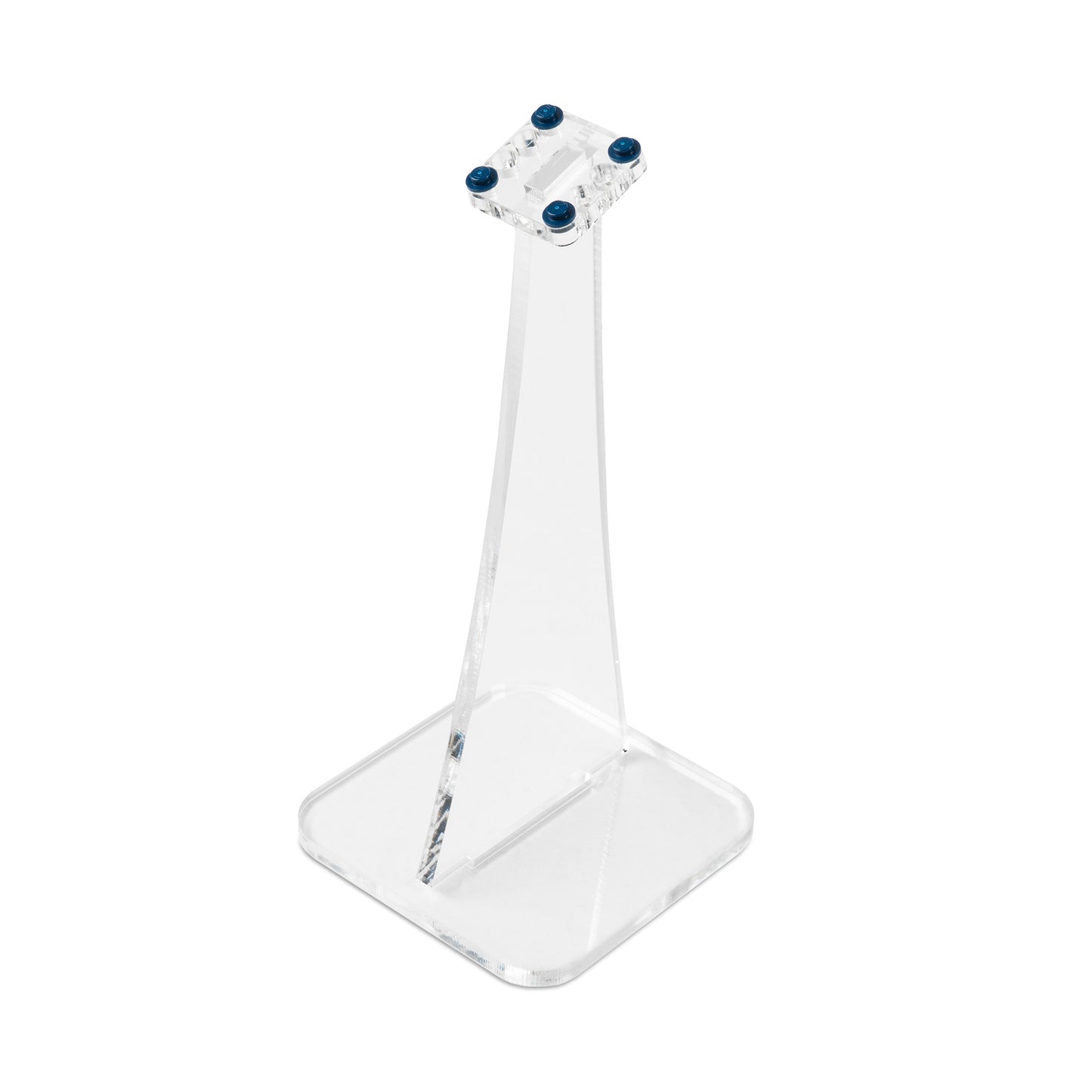 Angled 8 inch LEGO display stand with 4x4 top.
