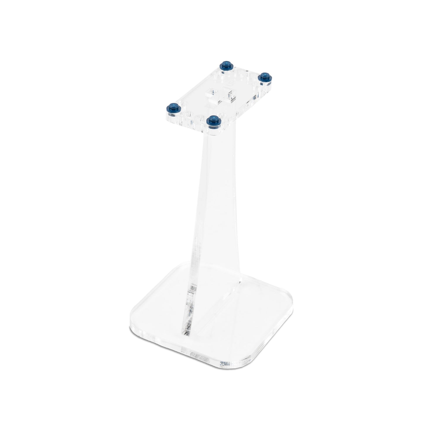 Flat 6 inch LEGO display stand with 4x8 top vertically.