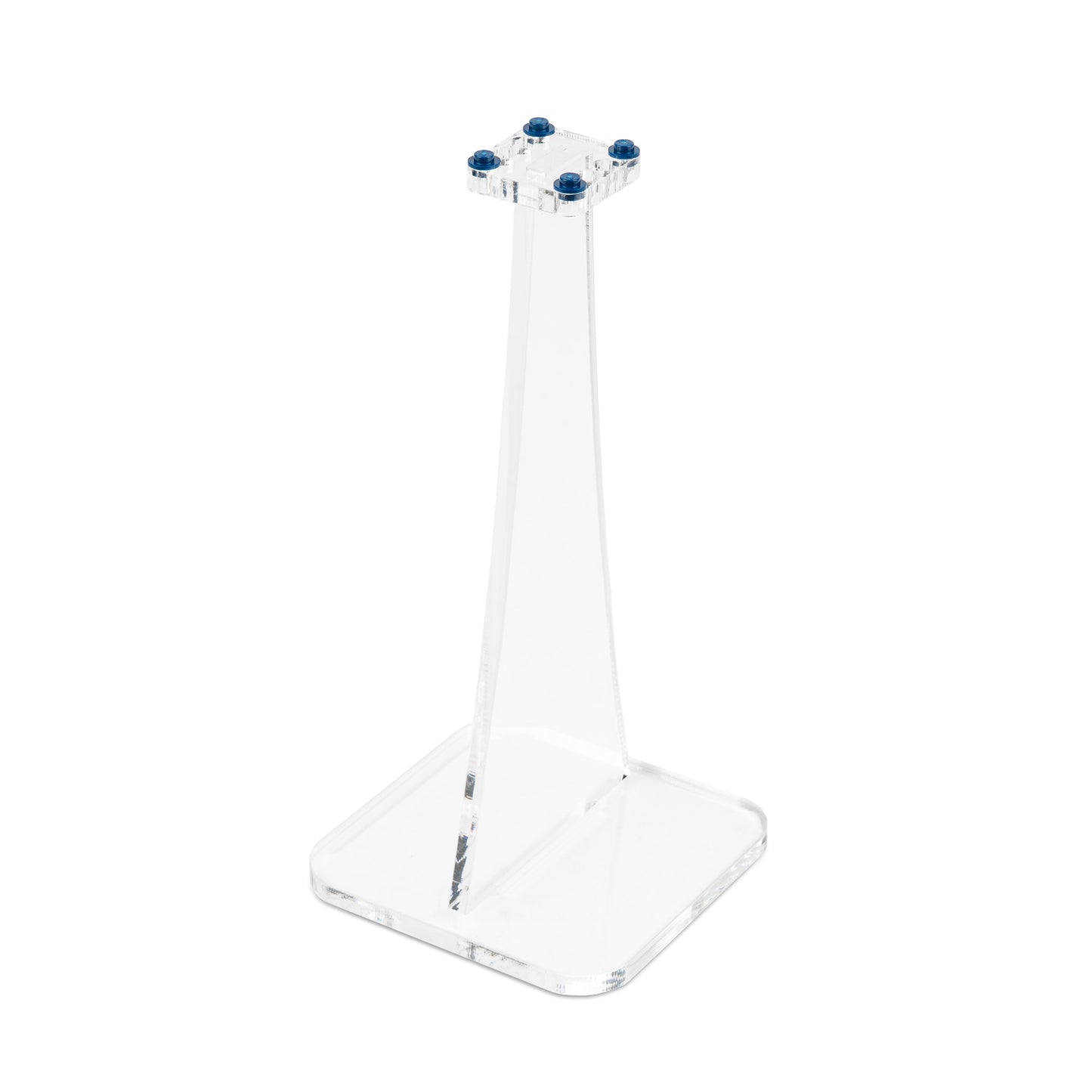 Flat 8 inch LEGO display stand with 4x4 top.