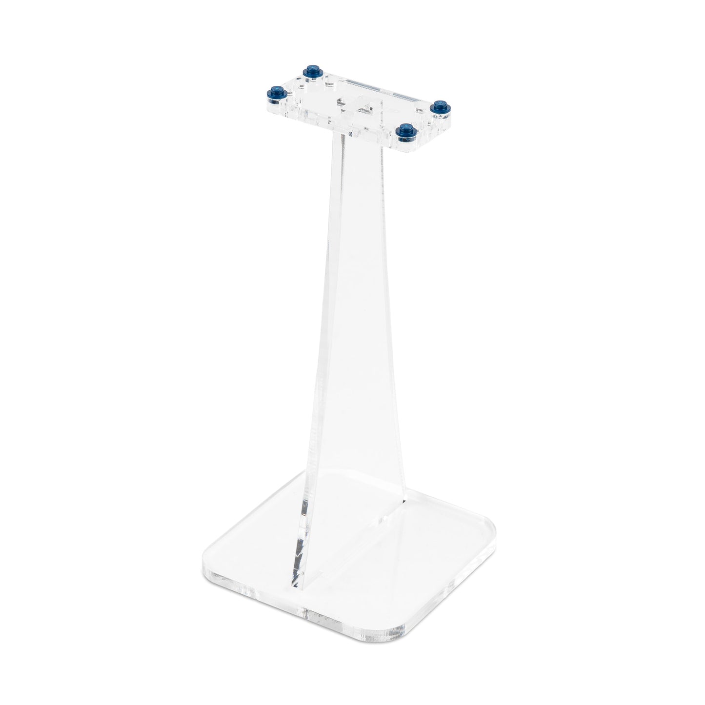 Flat 8 inch LEGO display stand with 4x8 top horizontally.