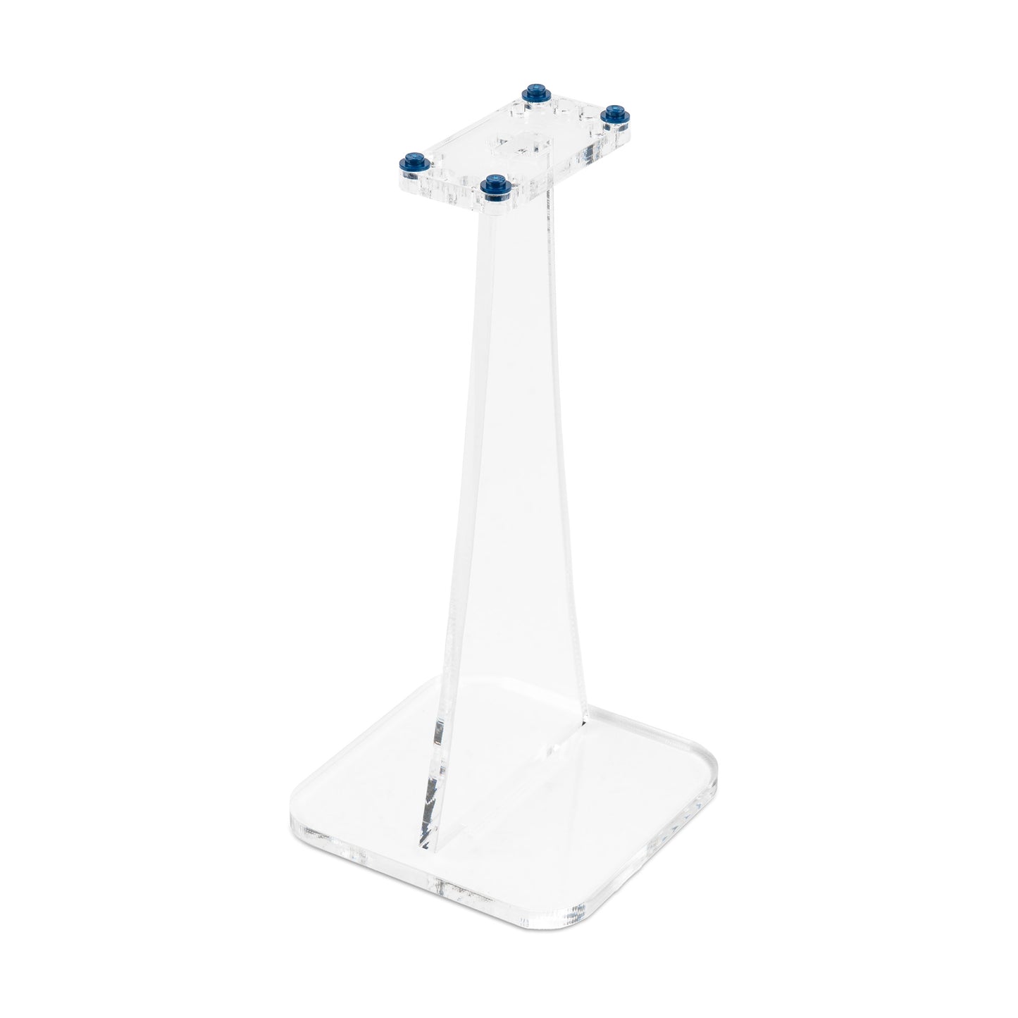 Flat 8 inch LEGO display stand with 4x8 top vertically.