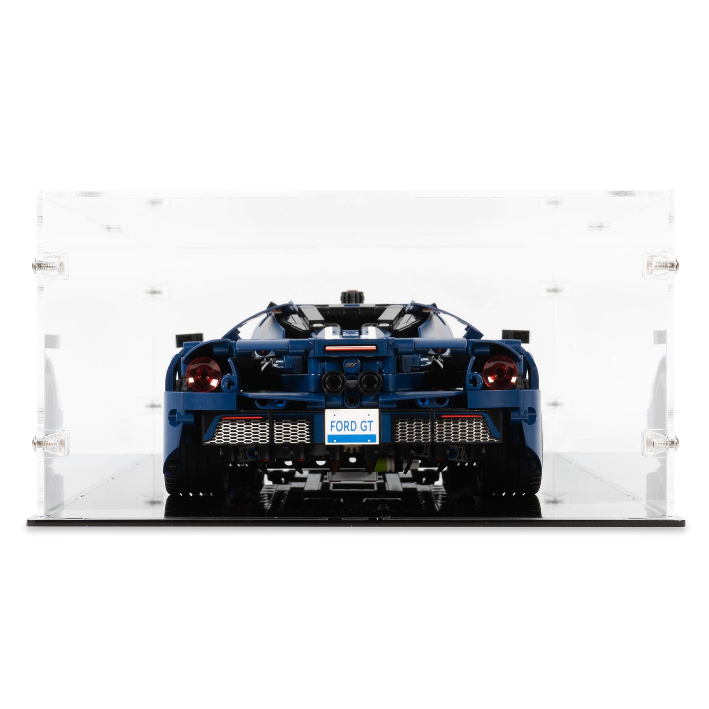 Right side view of LEGO 42154 2022 Ford GT Display Case.