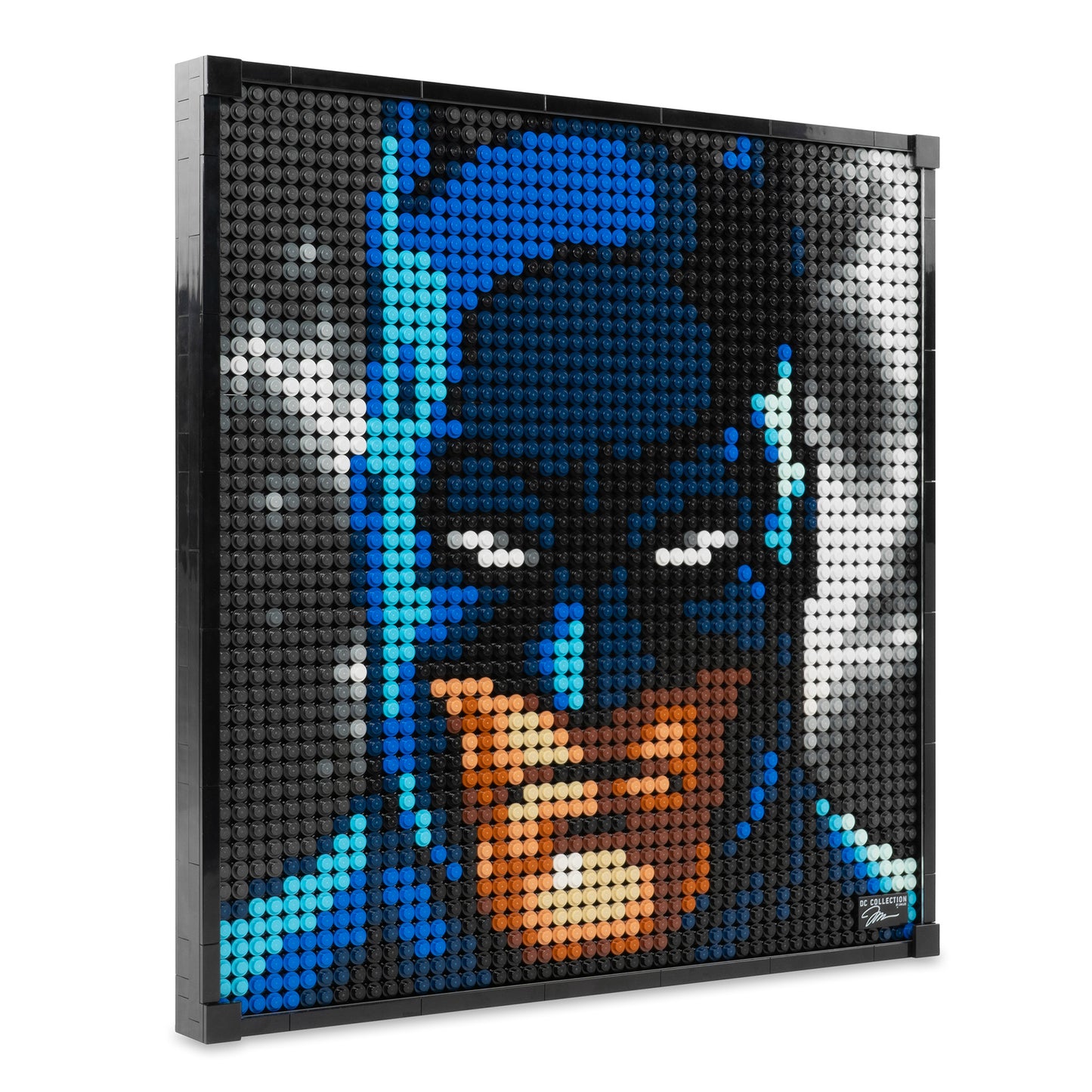 Angled view of Single LEGO Art Acrylic Cover.