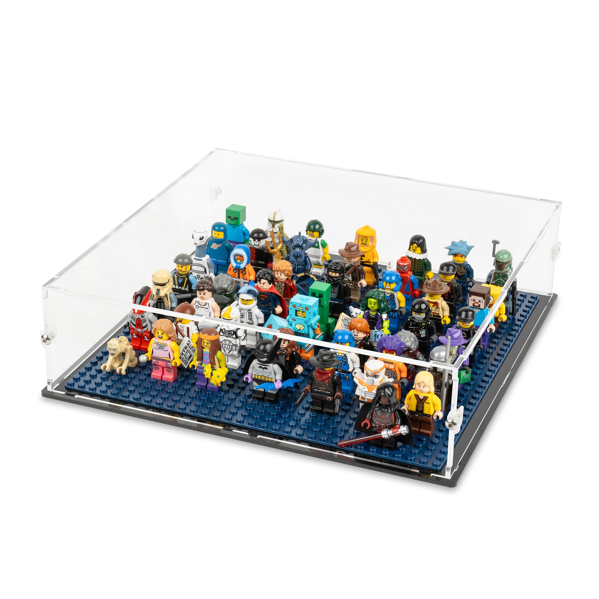 LEGO® Minifigure 32x32 Baseplate Display Case – Kingdom Brick Supply