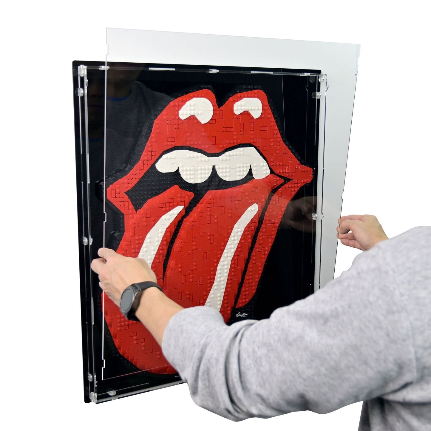 31206 The Rolling Stones Wall-Mounted Display Case
