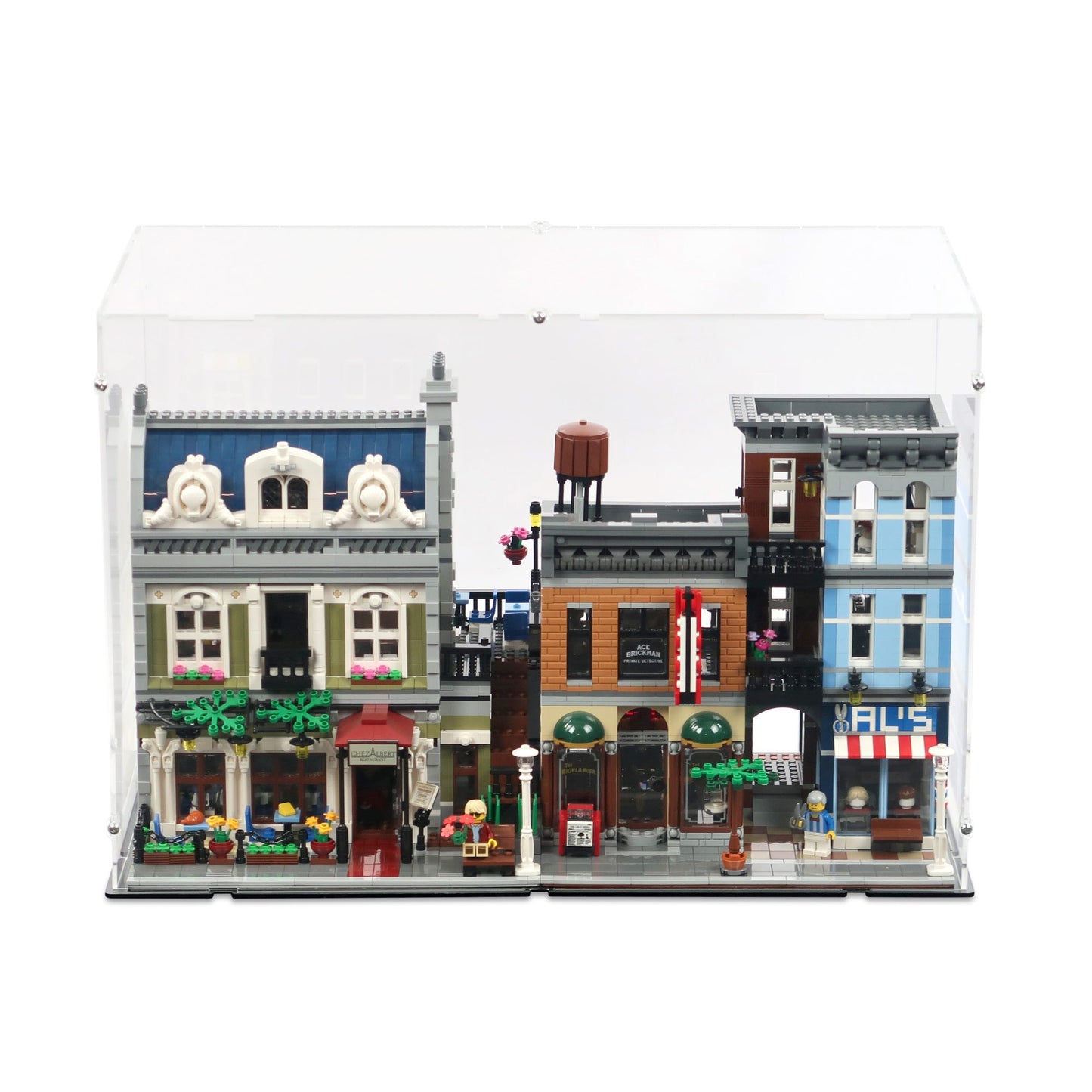2x Modular Building Display Case (36cm High)