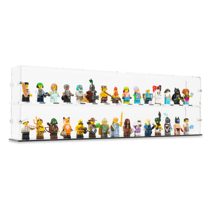 Two 15 LEGO Minifigures Display Cases stacked.