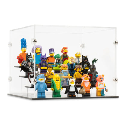 Angled view of 20 LEGO Minifigures Display Case.