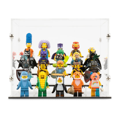 Front view of 20 LEGO Minifigures Display Case.