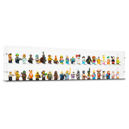 Two 20 LEGO Minifigures Display Cases stacked.