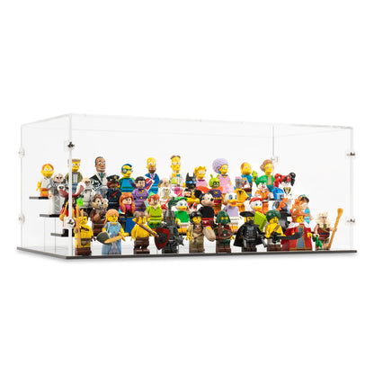 Angled view of 40 LEGO Minifigures Display Case.
