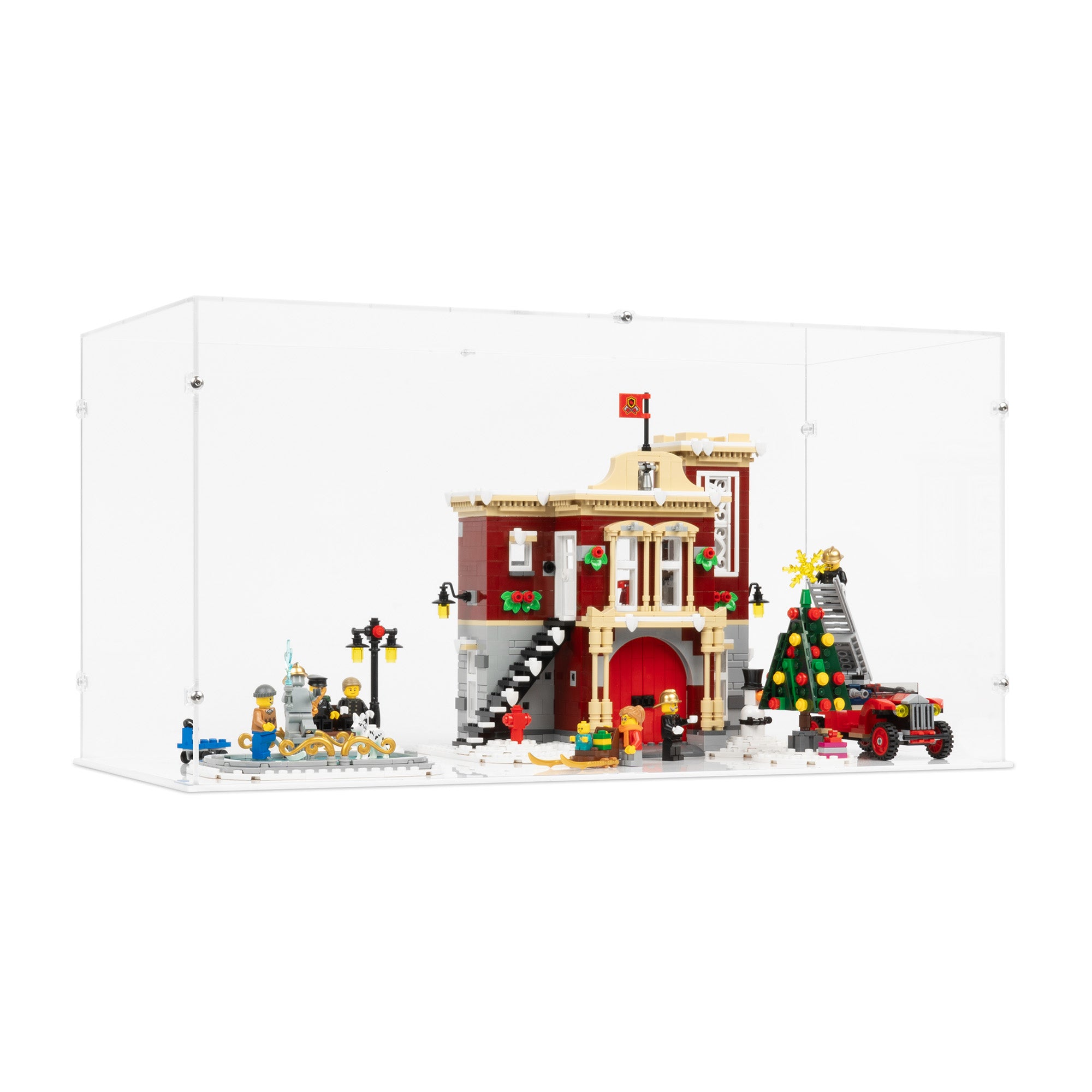 LEGO® Winter Village Fire Station Display Case (10263)