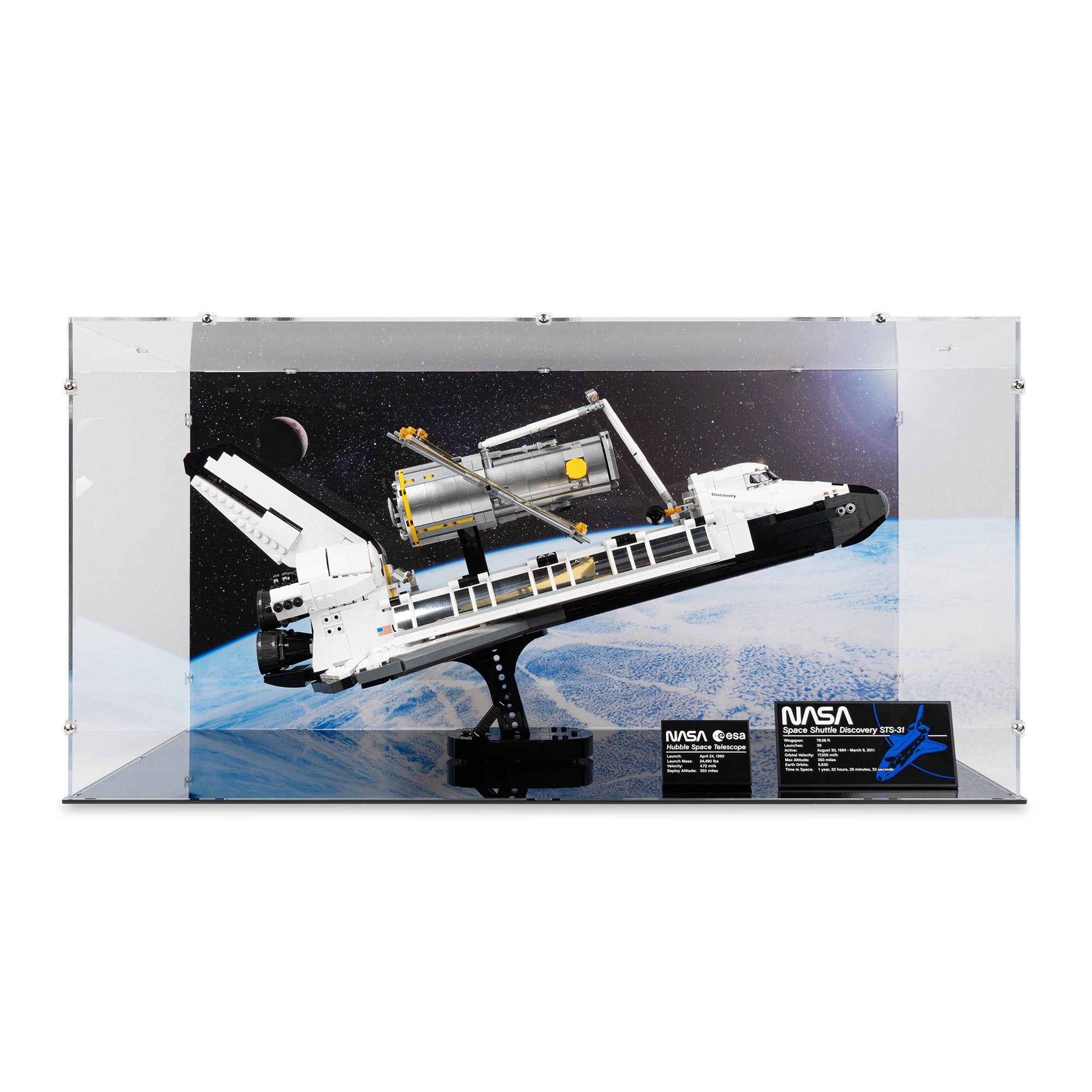 NASA Space Shuttle Discovery Display Case - Buy from Kingdom Brick Supply