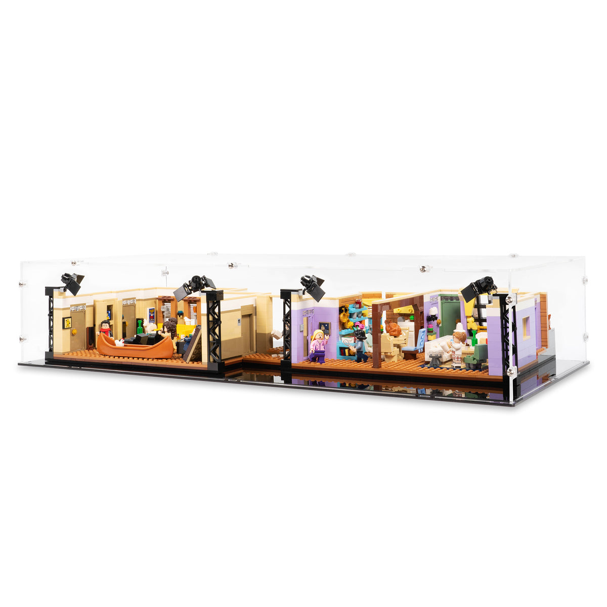 The Friends Apartments Display Case - Available at Kingdom Brick Supply