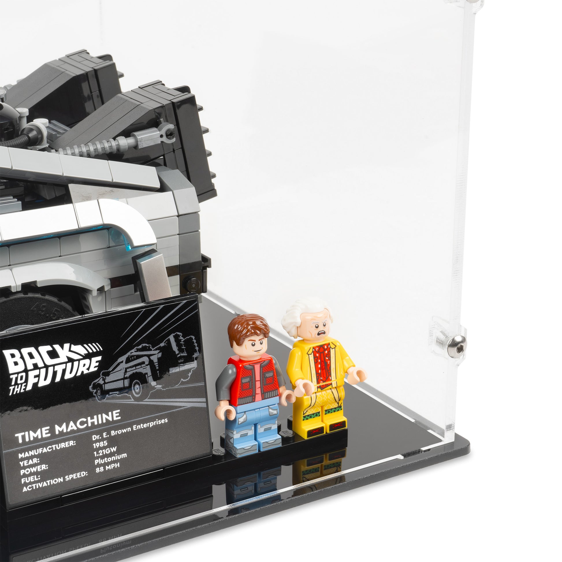 LEGO® Back to the Future Time Machine Display Case (Small) (10300) –  Kingdom Brick Supply