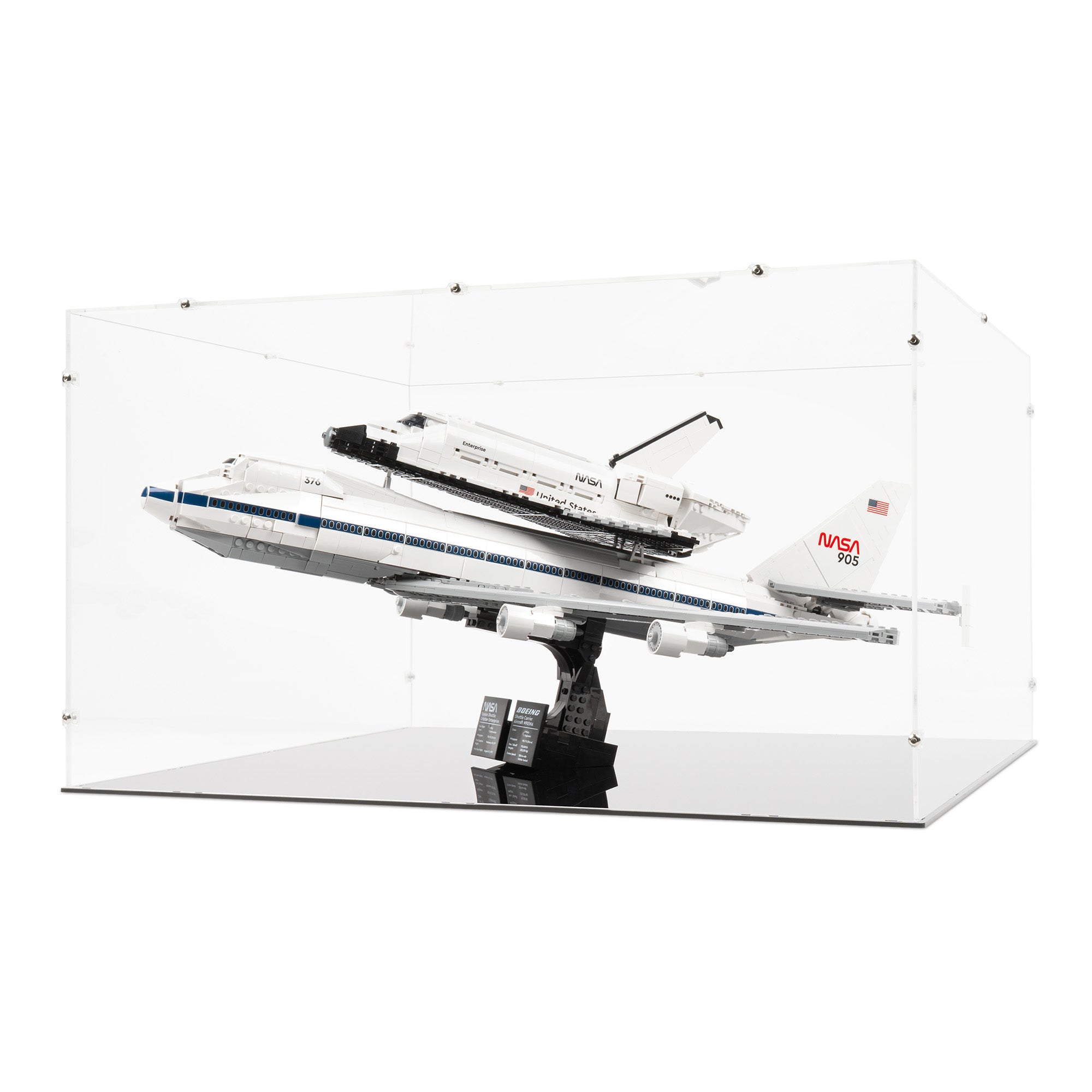 LEGO® Shuttle Carrier Aircraft Display Case (10360) – Kingdom Brick Supply