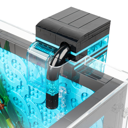 Filter view of LEGO 10366 Tropical Aquarium with Filter Display Case.