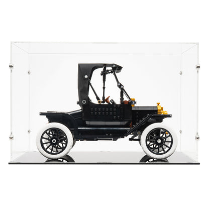 Front view of LEGO 11376 Ford Model T Display Case.