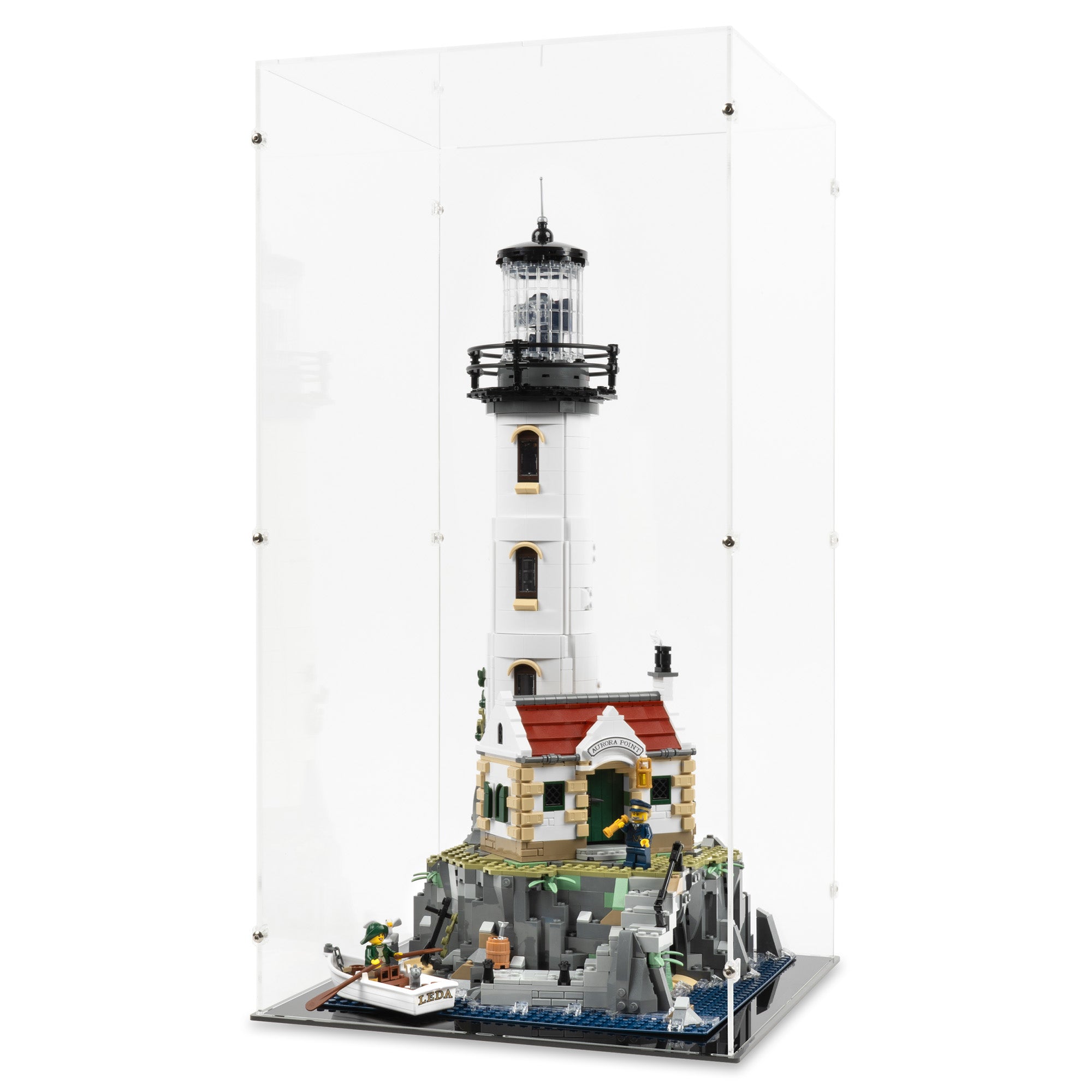 LEGO® Motorized Lighthouse Display Case (21335)