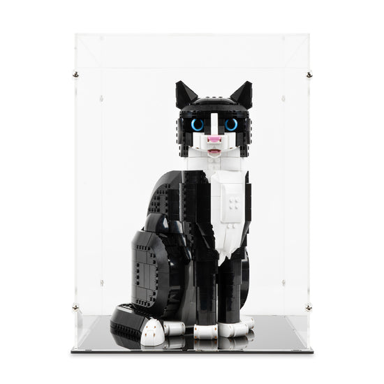 LEGO® Tuxedo Cat Display Case (21349) – Kingdom Brick Supply