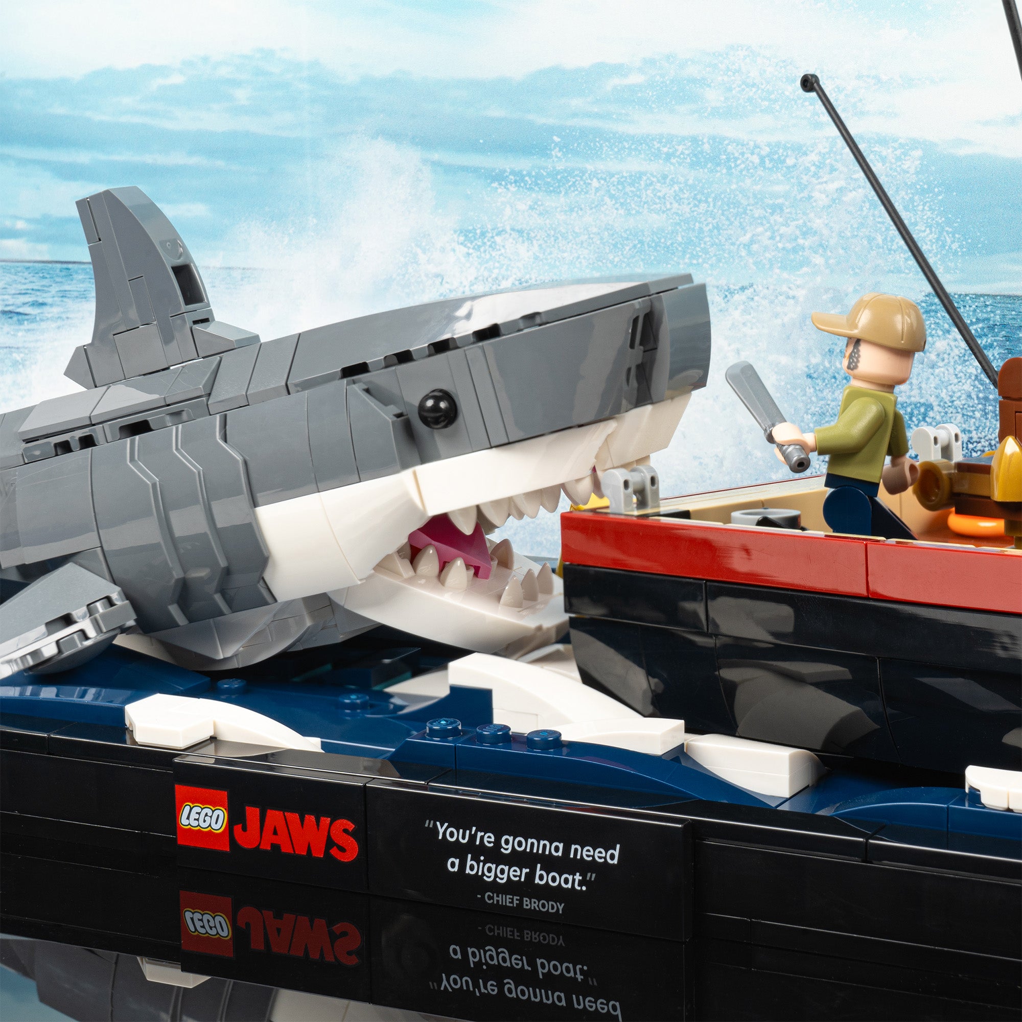 LEGO Jaws Display Case 21350 Kingdom Brick Supply LEGO Jaws Display Case 21350 Kingdom Brick Supply