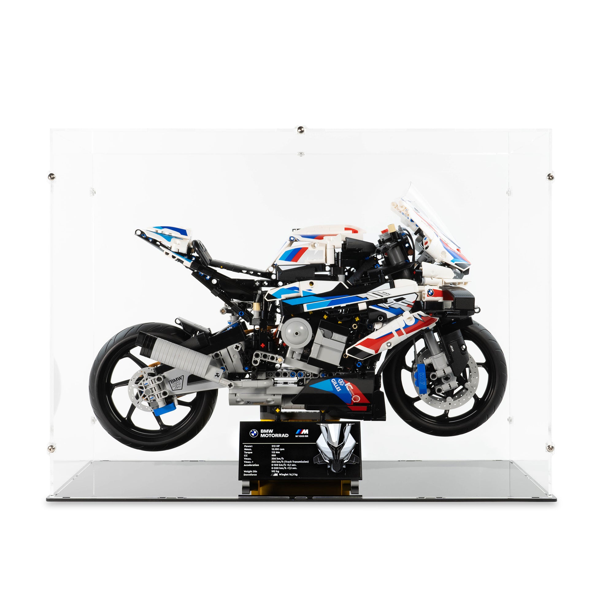 Acrylic Display Case for the LEGO® BMW M 1000 RR 42130 