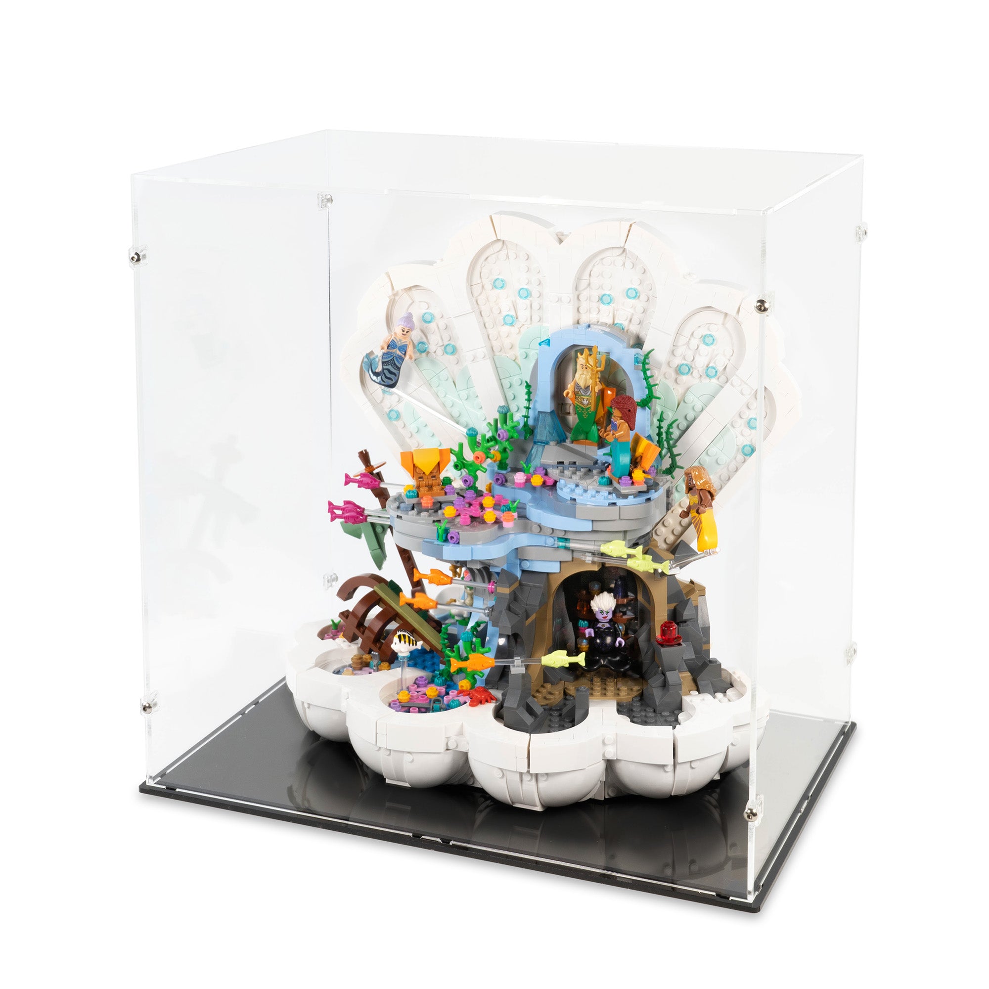 LEGO® The Little Mermaid Royal Clamshell Display Case (43225) – Kingdom ...