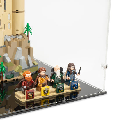 Fitting detail view of LEGO 71043 Hogwarts Castle Display Case.