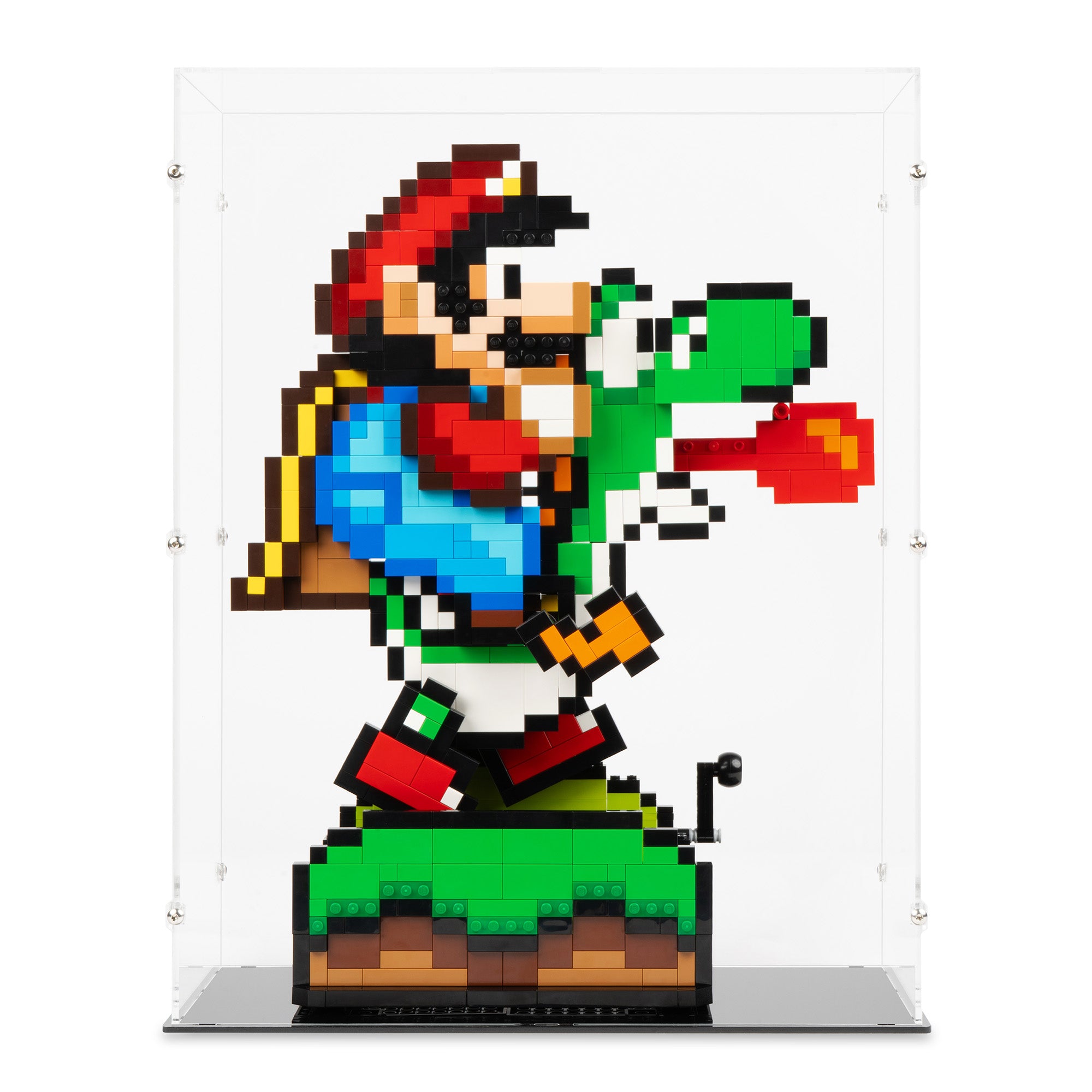 Mario Display Set LEGO® Super Mario World™: Mario & Yoshi Display Case (71438) – Kingdom ...