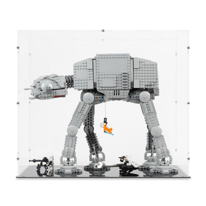 Front view of LEGO 75288 AT-AT Display Case.