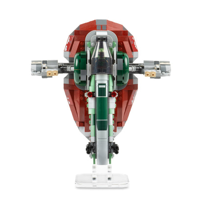 Front view of LEGO Boba Fett’s Starship Display Stand.
