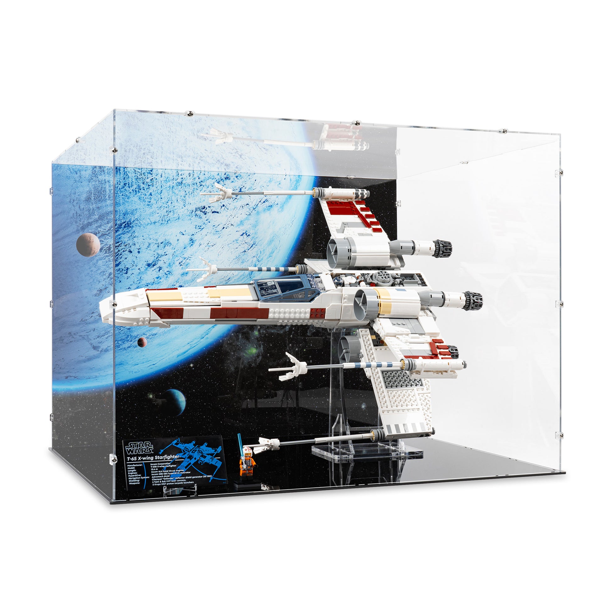 x wing aufbewahrung LEGO® UCS X-Wing Starfighter™ Display Case & Stand (75355)
