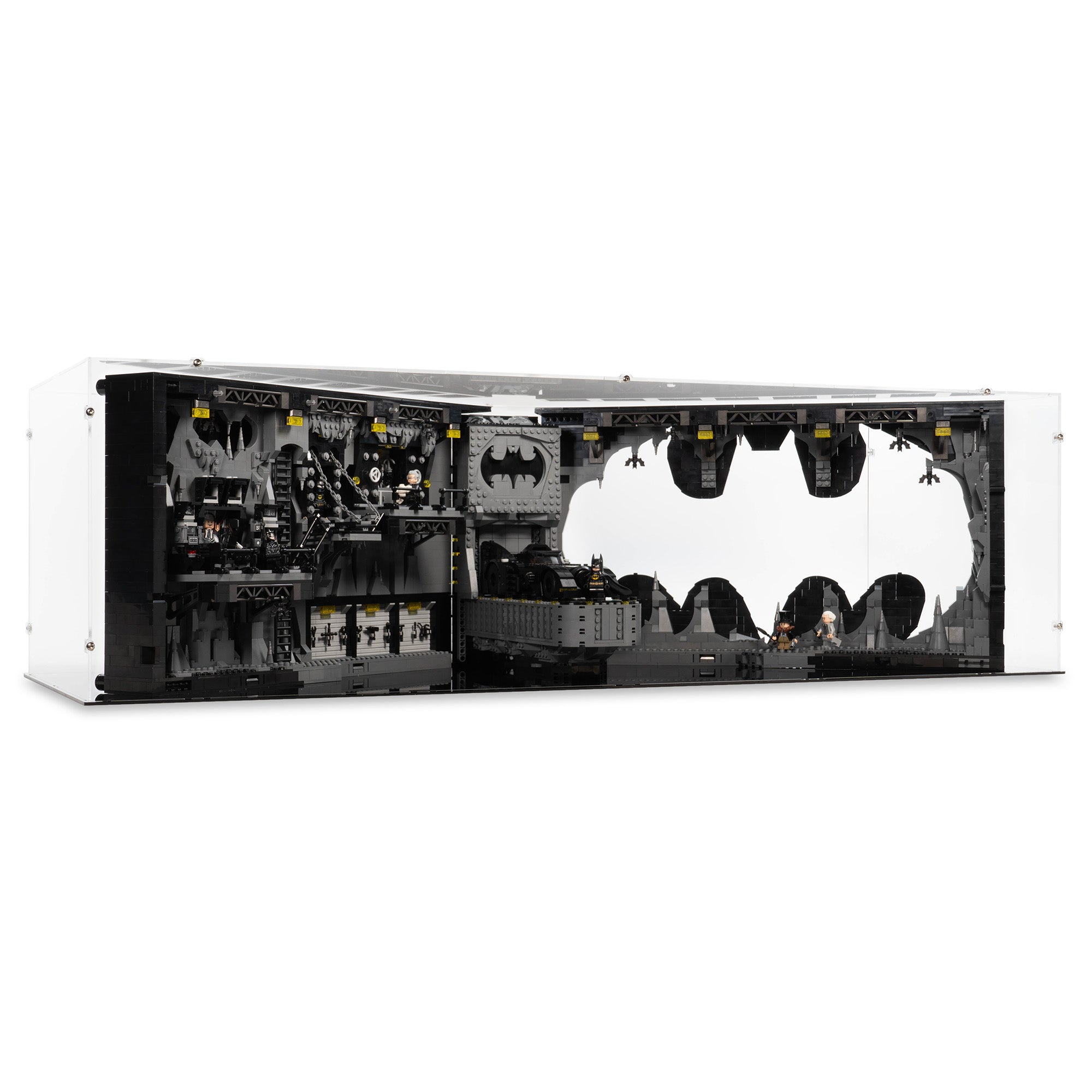 Batcave™ Shadow Box Display Case Open   Get Yours at Kingdom