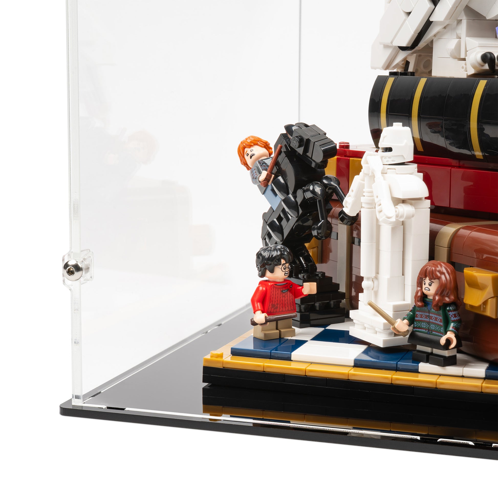 Chess detail view of LEGO 76466 Sorcerer's Stone – Collectors' Edition Display Case.