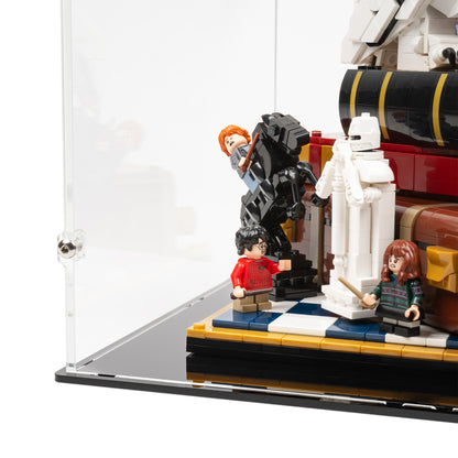 Chess detail view of LEGO 76466 Sorcerer's Stone – Collectors' Edition Display Case.