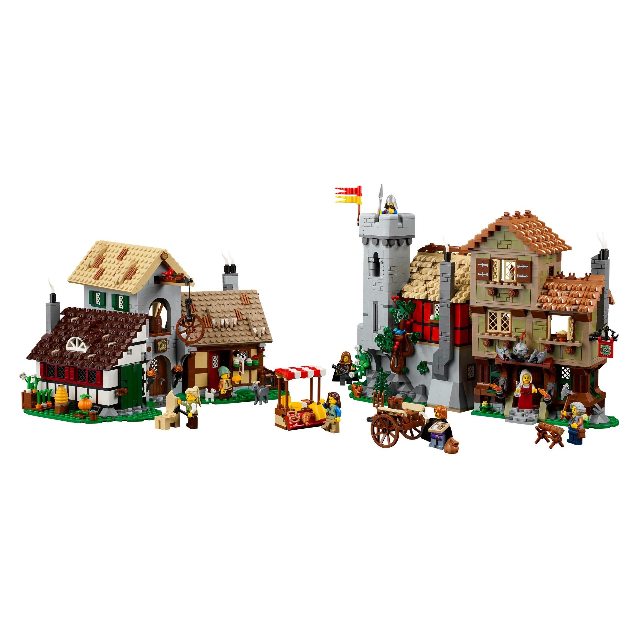 LEGO® Medieval Town Square Display Case (10332) – Kingdom Brick Supply