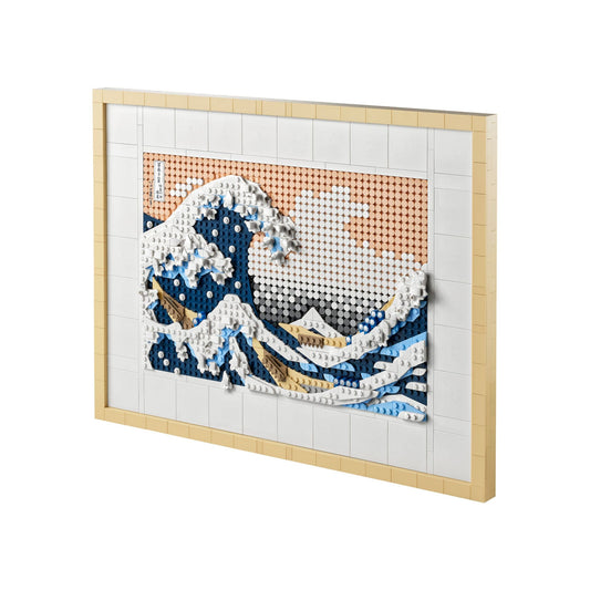 LEGO® Hokusai – The Great Wave Wall–Mounted Display Case (31208)