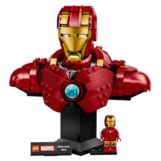LEGO® Iron Man MK4 Bust Display Case (76327)