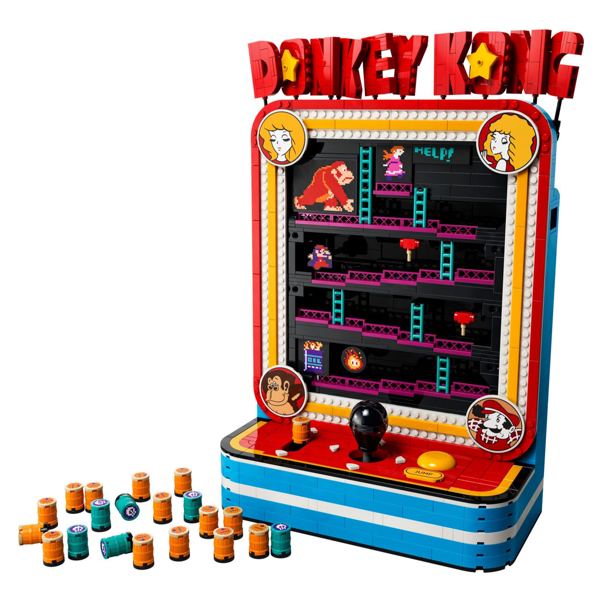LEGO® Donkey Kong™ Arcade Display Case (72051)