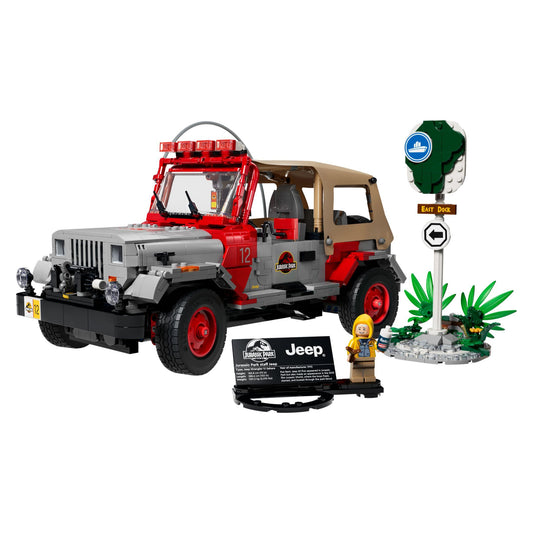 LEGO® Jurassic Park Jeep® Wrangler Display Case (77984)