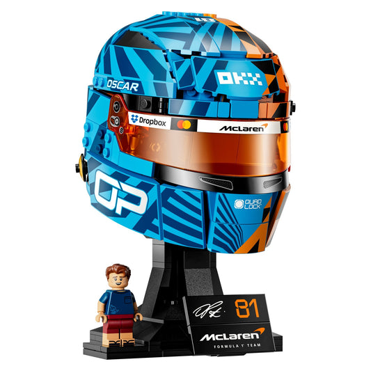 LEGO® McLaren Mastercard F1® Team Oscar Piastri Helmet Display Case (43017)