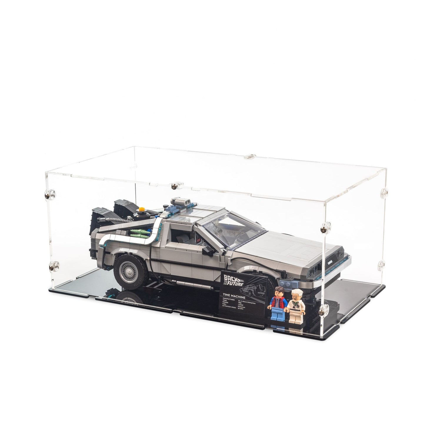 10300 Back to the Future Time Machine Display Case (Small)