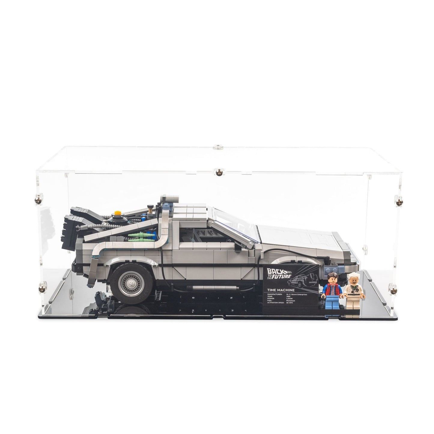 10300 Back to the Future Time Machine Display Case (Small)