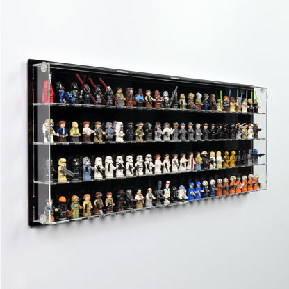 100 LEGO® Minifigures Wall-Mounted Display Case