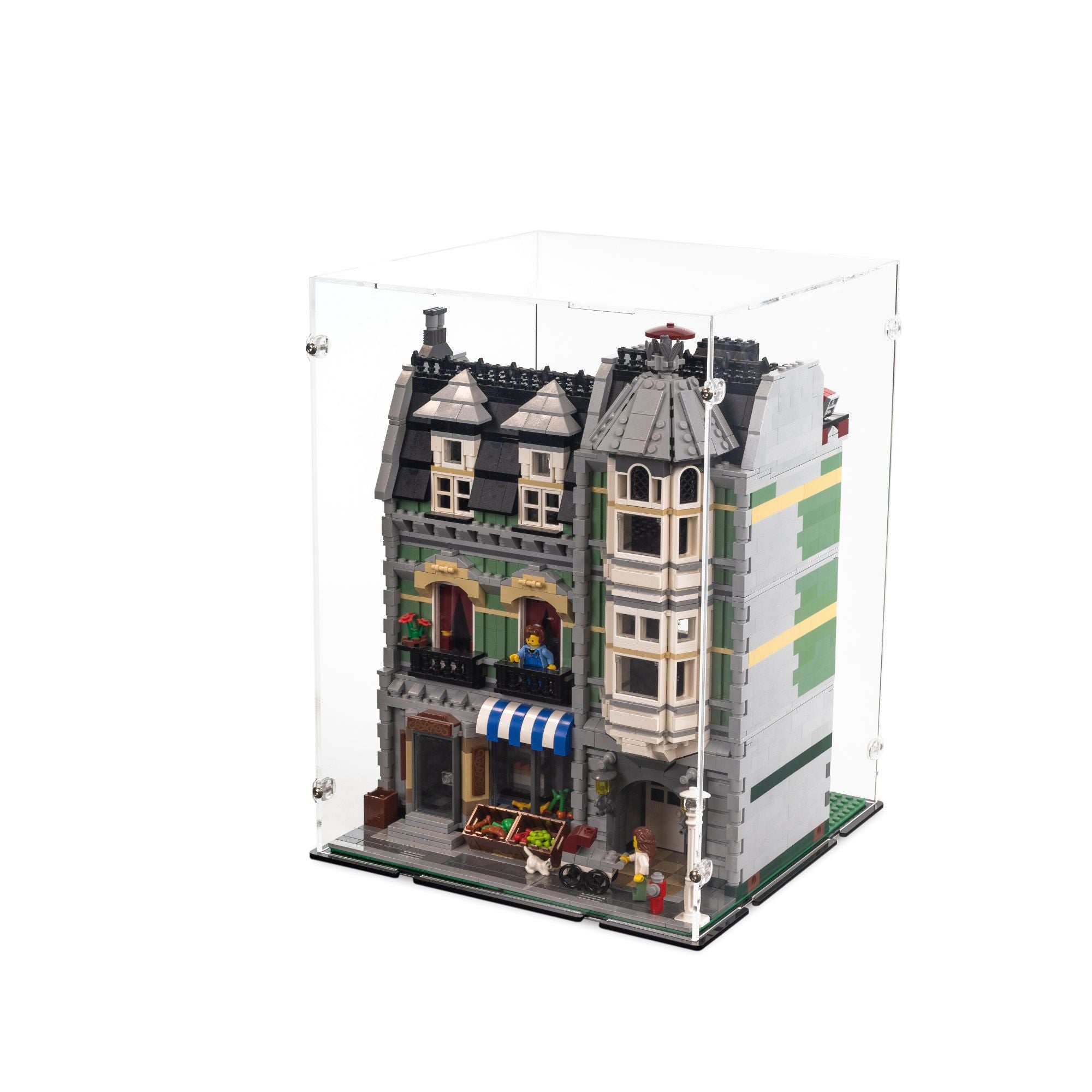 10185 Green Grocer Display Case Kingdom Brick Supply