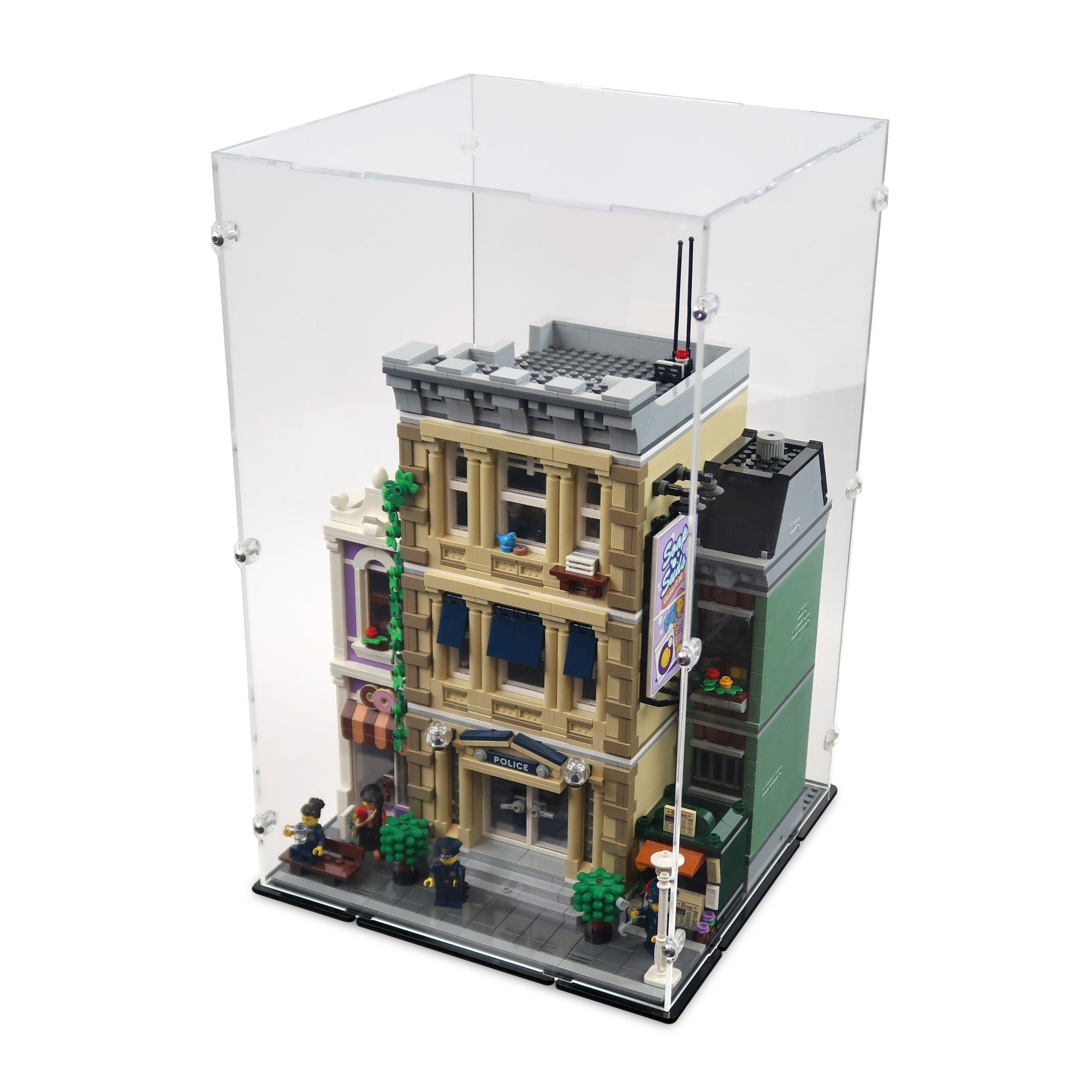 10278 Police Station Display Case – Kingdom Brick Supply