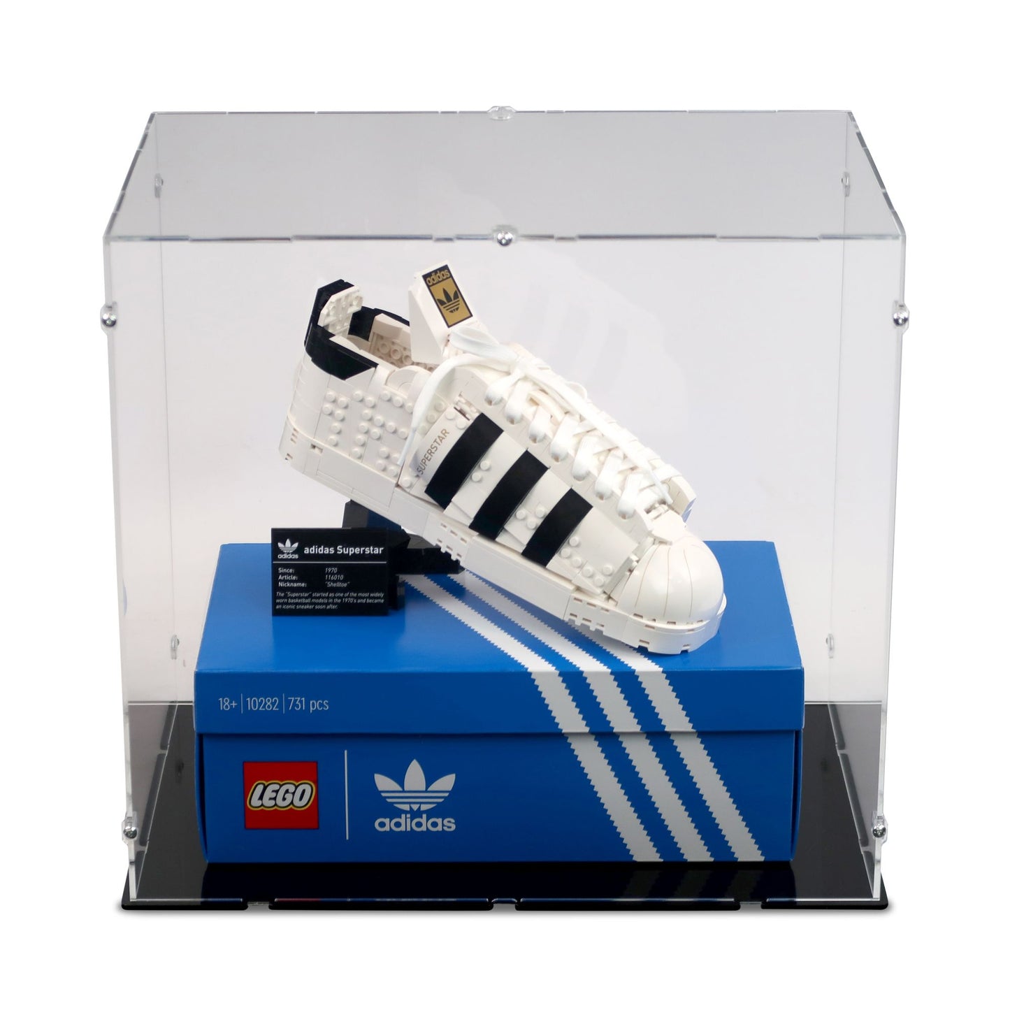 10282 adidas Originals Superstar Display Case (Single or Pair with Box - Tall)